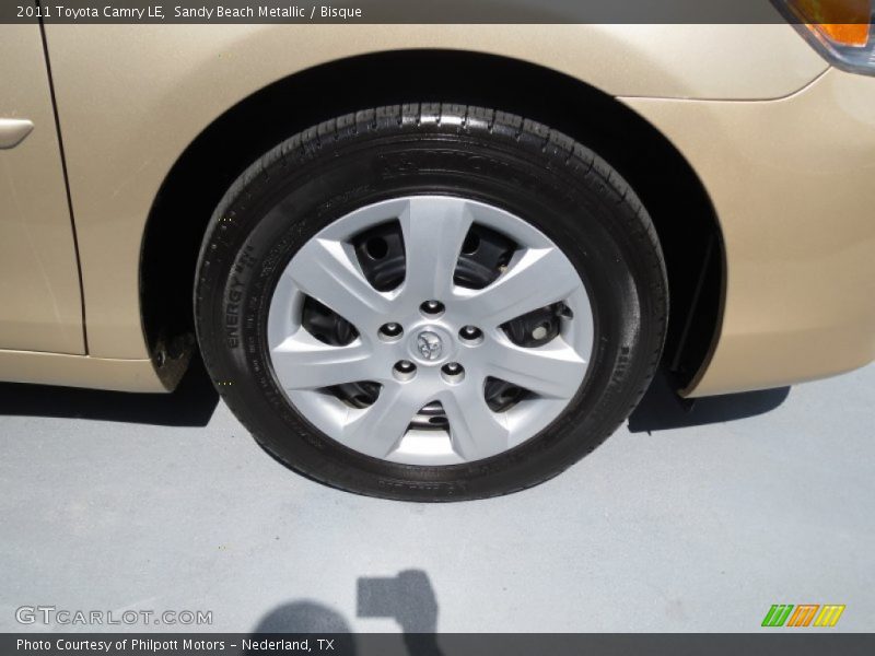 Sandy Beach Metallic / Bisque 2011 Toyota Camry LE