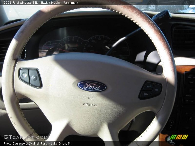 Black / Medium Parchment 2001 Ford Windstar SEL