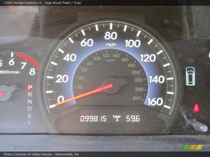 Sage Brush Pearl / Gray 2006 Honda Odyssey LX