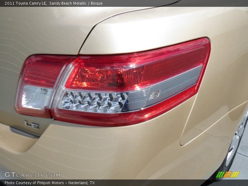 Sandy Beach Metallic / Bisque 2011 Toyota Camry LE