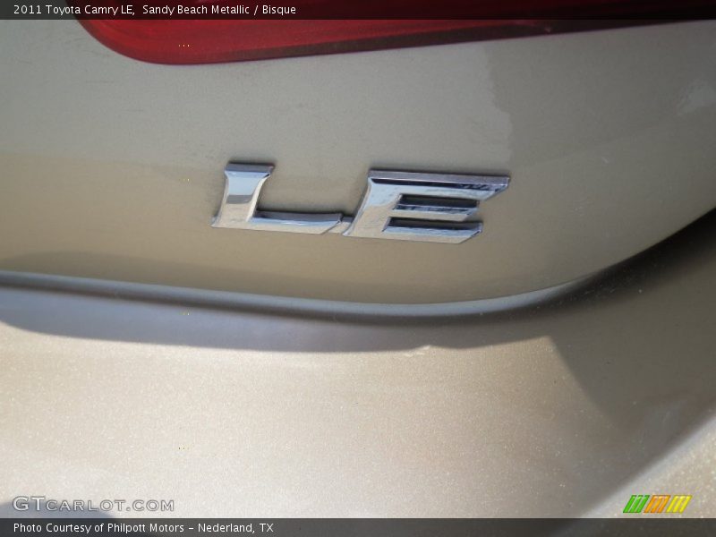 Sandy Beach Metallic / Bisque 2011 Toyota Camry LE