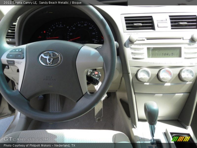 Sandy Beach Metallic / Bisque 2011 Toyota Camry LE