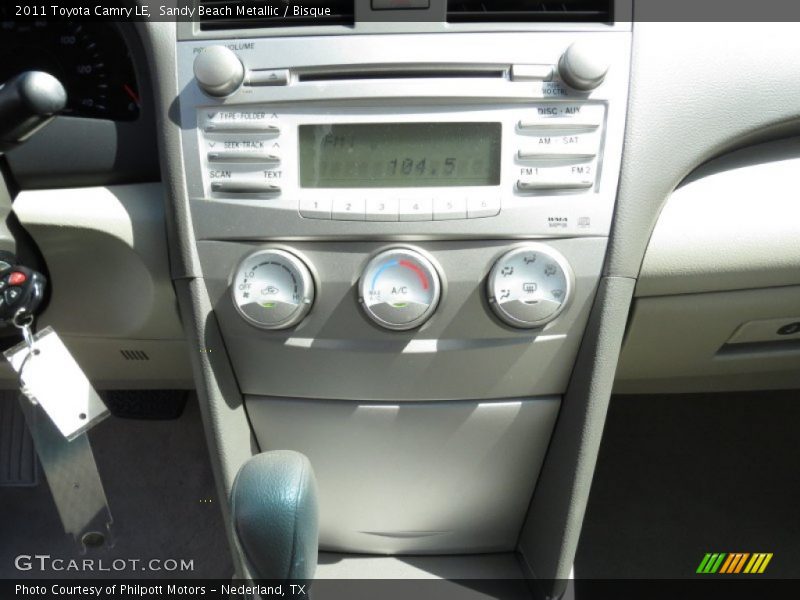 Sandy Beach Metallic / Bisque 2011 Toyota Camry LE