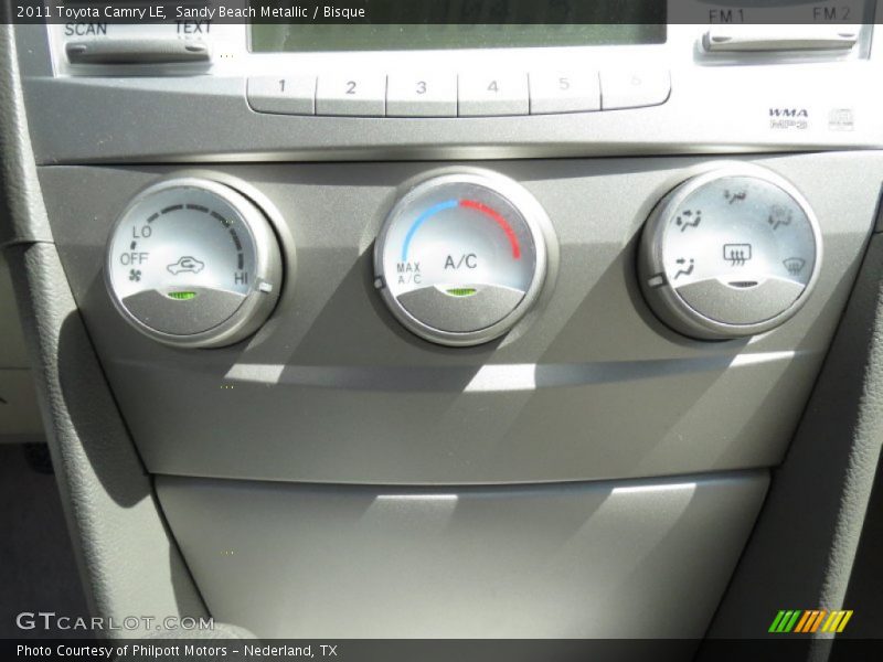 Sandy Beach Metallic / Bisque 2011 Toyota Camry LE