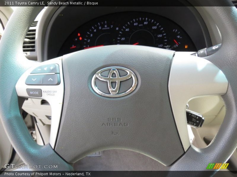 Sandy Beach Metallic / Bisque 2011 Toyota Camry LE