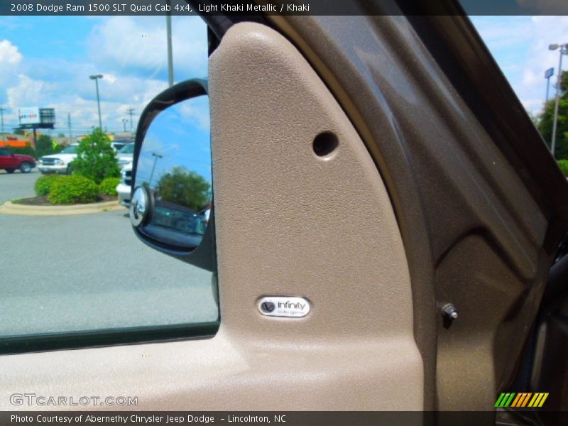 Light Khaki Metallic / Khaki 2008 Dodge Ram 1500 SLT Quad Cab 4x4