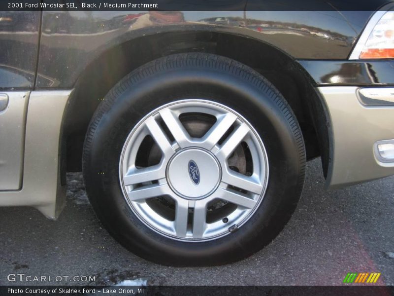 Black / Medium Parchment 2001 Ford Windstar SEL