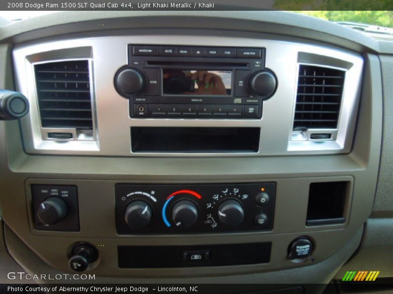 Light Khaki Metallic / Khaki 2008 Dodge Ram 1500 SLT Quad Cab 4x4