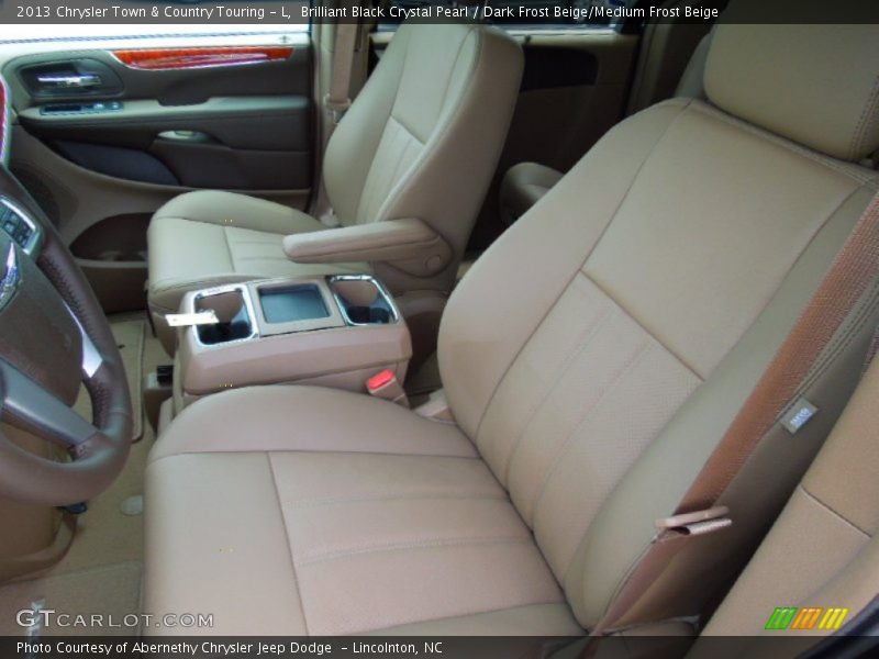 Front Seat of 2013 Town & Country Touring - L