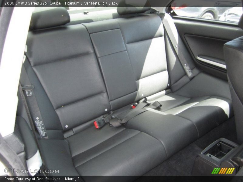 Titanium Silver Metallic / Black 2006 BMW 3 Series 325i Coupe