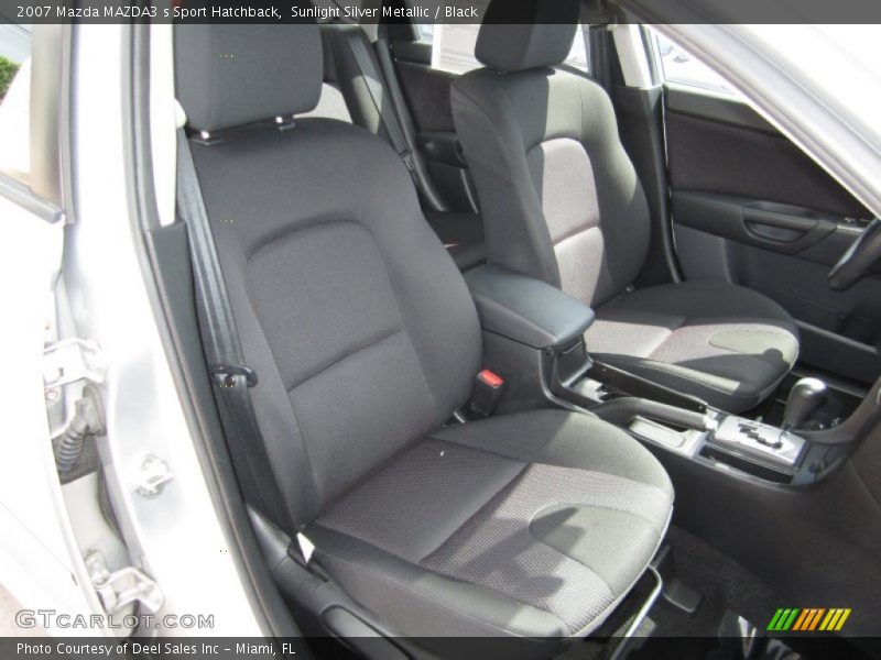 Sunlight Silver Metallic / Black 2007 Mazda MAZDA3 s Sport Hatchback