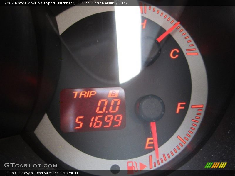 Sunlight Silver Metallic / Black 2007 Mazda MAZDA3 s Sport Hatchback