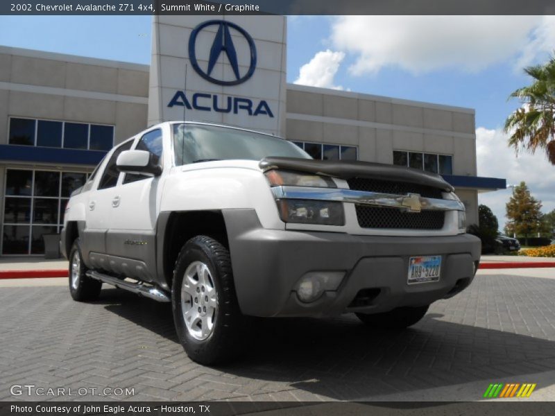 Summit White / Graphite 2002 Chevrolet Avalanche Z71 4x4