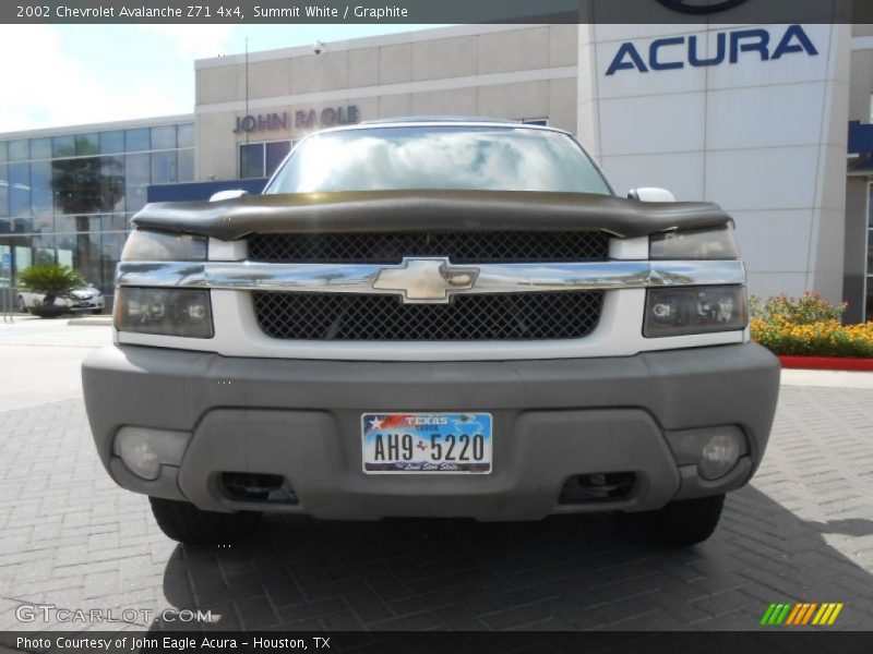 Summit White / Graphite 2002 Chevrolet Avalanche Z71 4x4