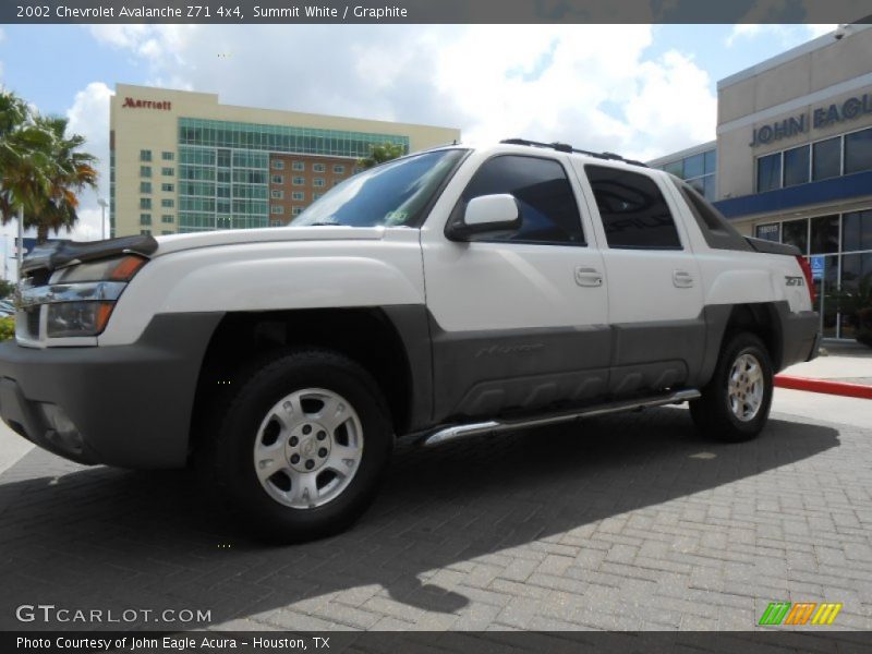 Summit White / Graphite 2002 Chevrolet Avalanche Z71 4x4