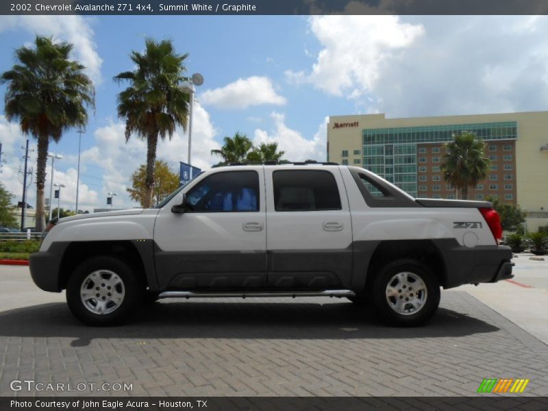 Summit White / Graphite 2002 Chevrolet Avalanche Z71 4x4