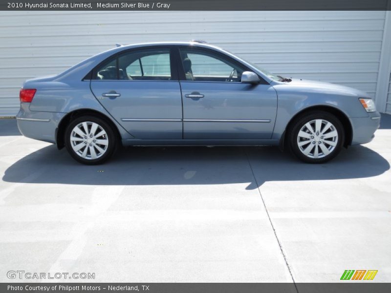 Medium Silver Blue / Gray 2010 Hyundai Sonata Limited