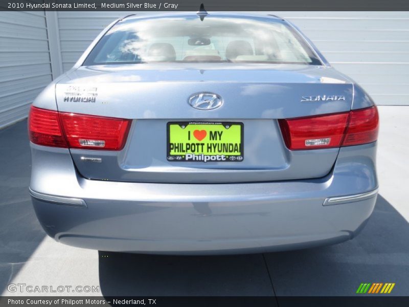Medium Silver Blue / Gray 2010 Hyundai Sonata Limited