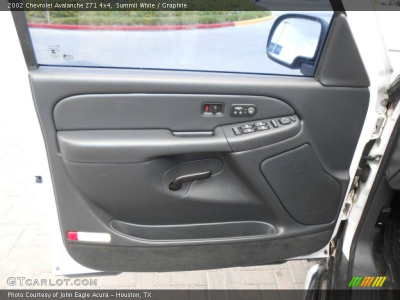Summit White / Graphite 2002 Chevrolet Avalanche Z71 4x4