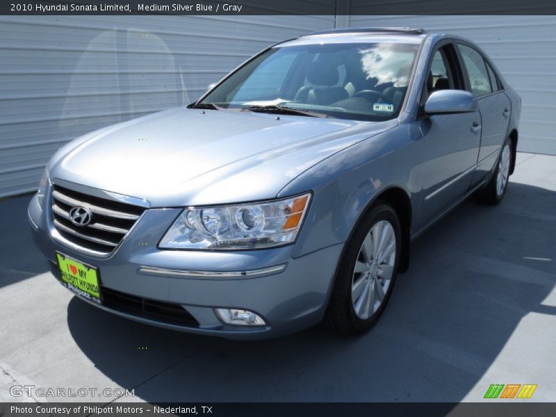 Medium Silver Blue / Gray 2010 Hyundai Sonata Limited