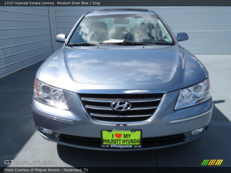 Medium Silver Blue / Gray 2010 Hyundai Sonata Limited