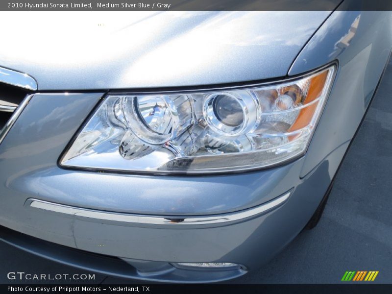 Medium Silver Blue / Gray 2010 Hyundai Sonata Limited