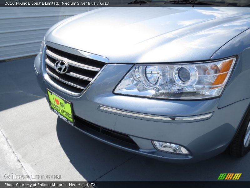 Medium Silver Blue / Gray 2010 Hyundai Sonata Limited