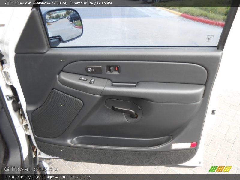 Summit White / Graphite 2002 Chevrolet Avalanche Z71 4x4
