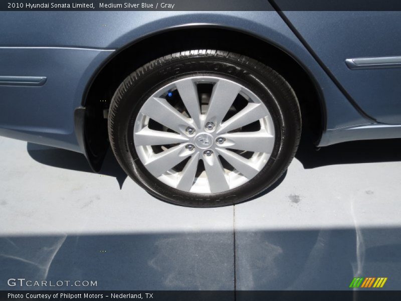 Medium Silver Blue / Gray 2010 Hyundai Sonata Limited