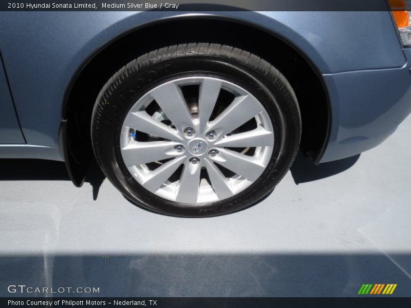 Medium Silver Blue / Gray 2010 Hyundai Sonata Limited