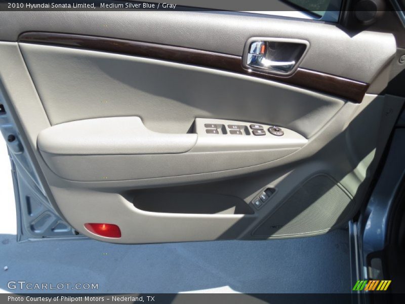 Medium Silver Blue / Gray 2010 Hyundai Sonata Limited
