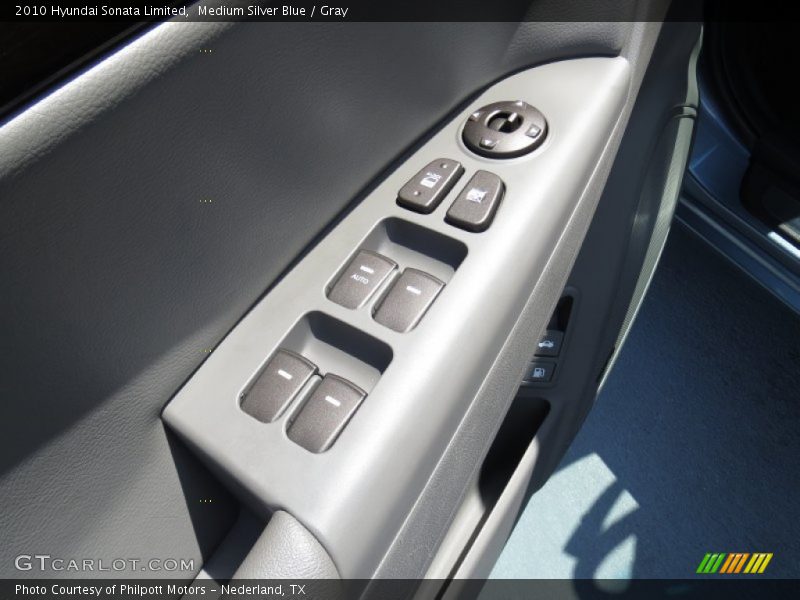 Medium Silver Blue / Gray 2010 Hyundai Sonata Limited