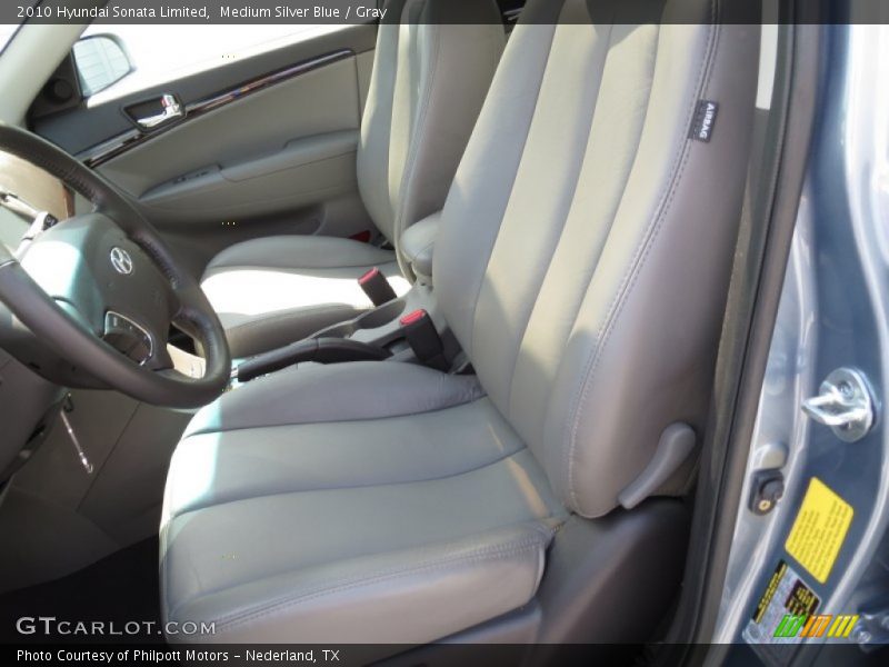 Medium Silver Blue / Gray 2010 Hyundai Sonata Limited