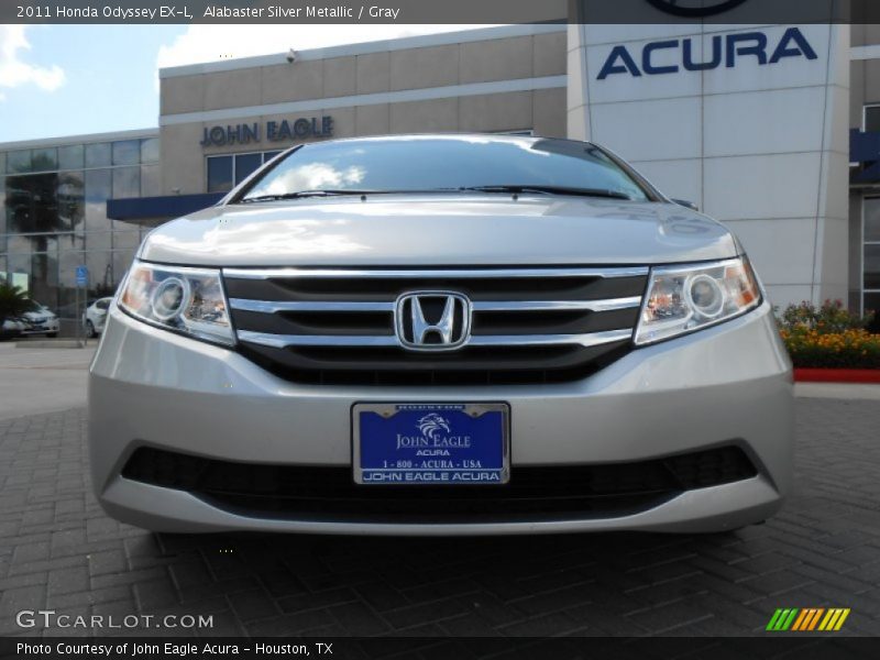 Alabaster Silver Metallic / Gray 2011 Honda Odyssey EX-L