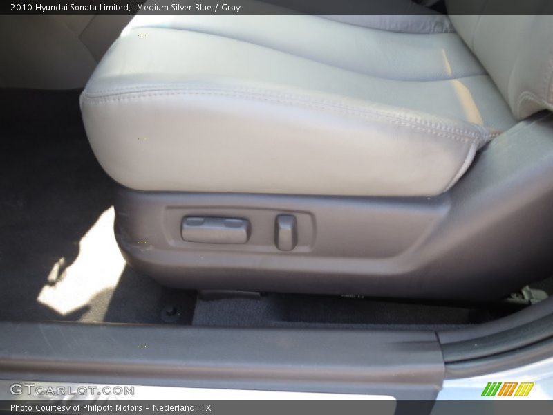 Medium Silver Blue / Gray 2010 Hyundai Sonata Limited