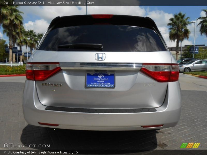 Alabaster Silver Metallic / Gray 2011 Honda Odyssey EX-L