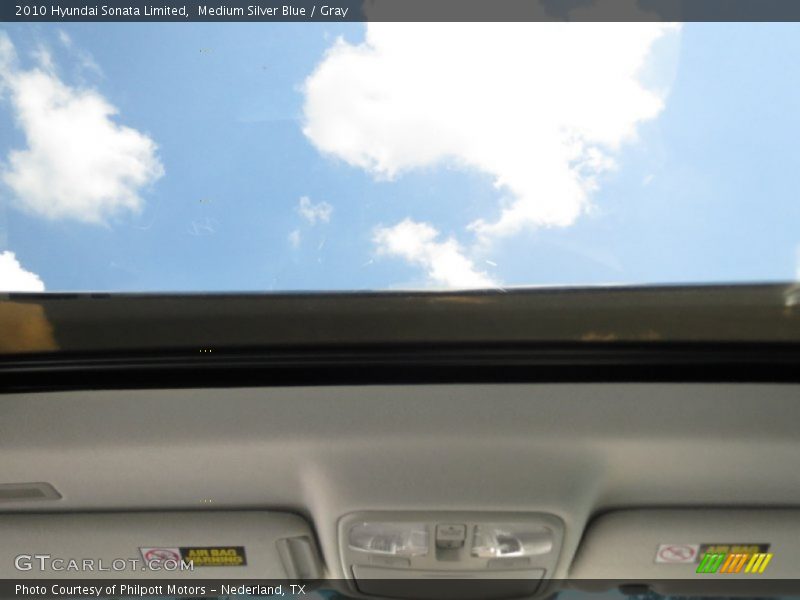 Medium Silver Blue / Gray 2010 Hyundai Sonata Limited
