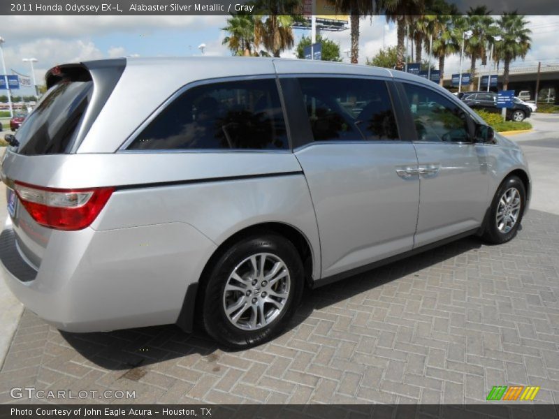 Alabaster Silver Metallic / Gray 2011 Honda Odyssey EX-L