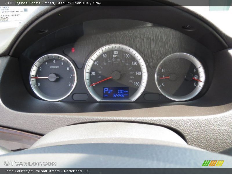 Medium Silver Blue / Gray 2010 Hyundai Sonata Limited