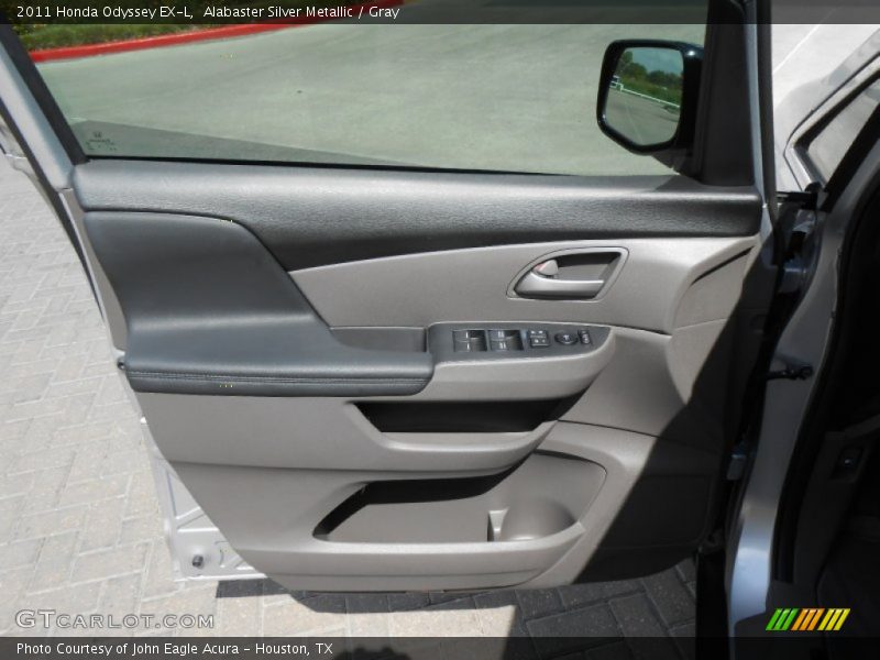 Alabaster Silver Metallic / Gray 2011 Honda Odyssey EX-L