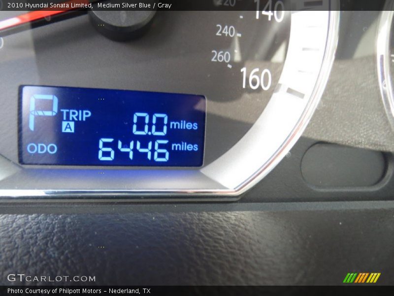 Medium Silver Blue / Gray 2010 Hyundai Sonata Limited