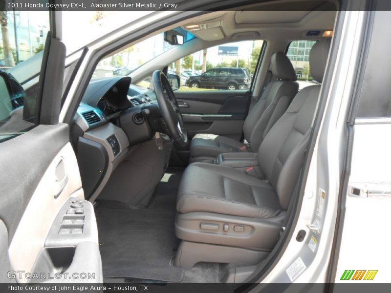 Alabaster Silver Metallic / Gray 2011 Honda Odyssey EX-L
