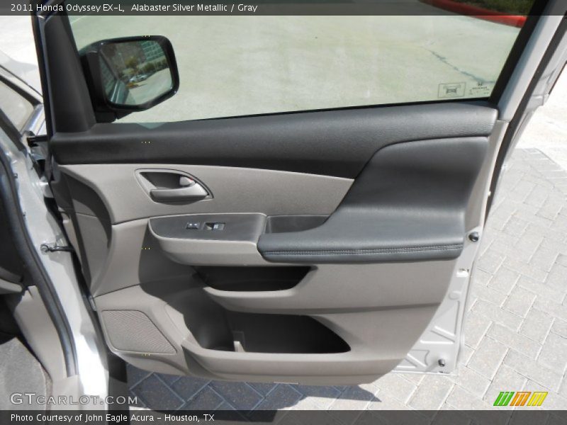 Alabaster Silver Metallic / Gray 2011 Honda Odyssey EX-L