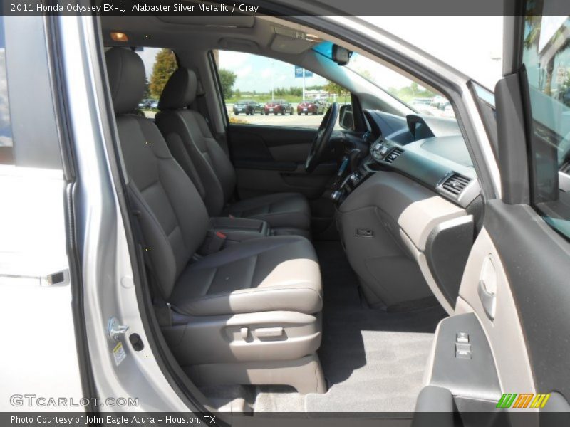 Alabaster Silver Metallic / Gray 2011 Honda Odyssey EX-L