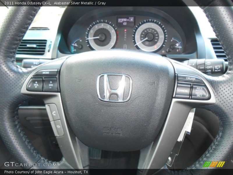 Alabaster Silver Metallic / Gray 2011 Honda Odyssey EX-L