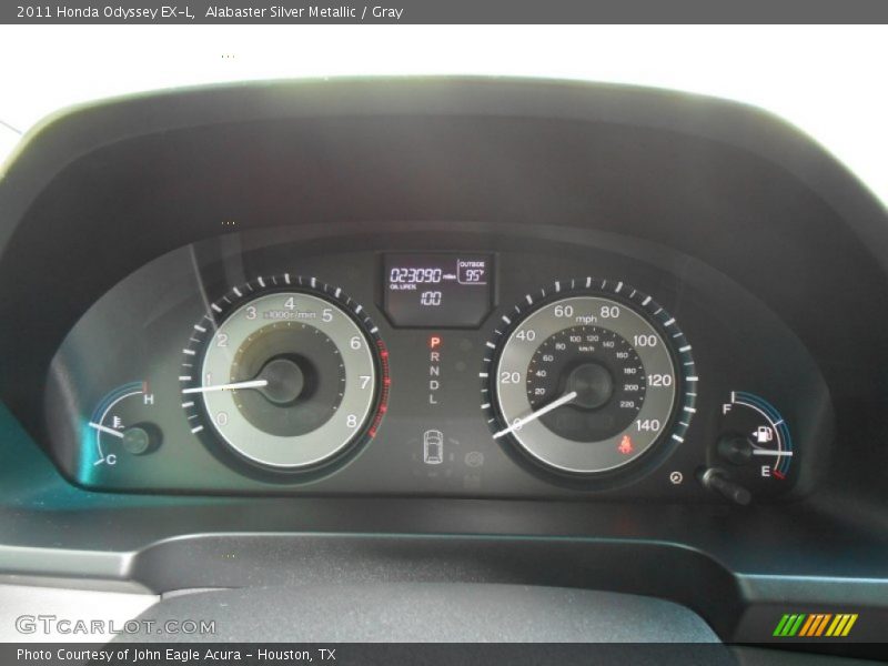 Alabaster Silver Metallic / Gray 2011 Honda Odyssey EX-L