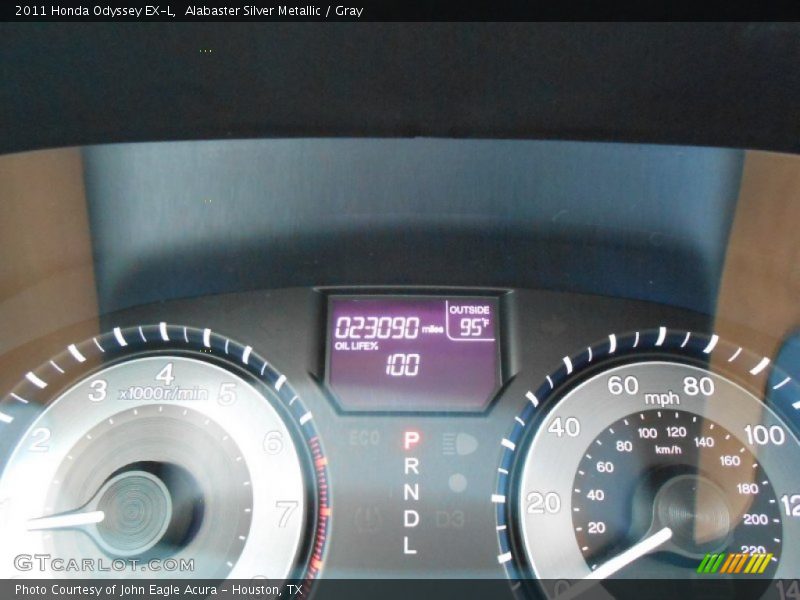 Alabaster Silver Metallic / Gray 2011 Honda Odyssey EX-L
