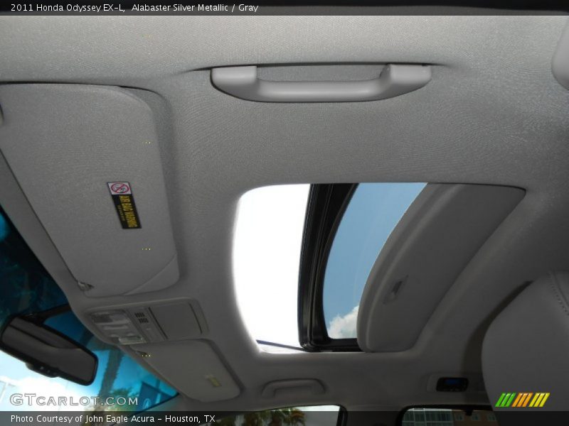Alabaster Silver Metallic / Gray 2011 Honda Odyssey EX-L