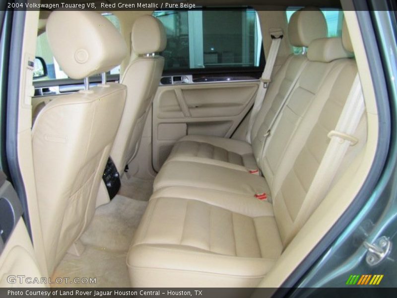 Reed Green Metallic / Pure Beige 2004 Volkswagen Touareg V8