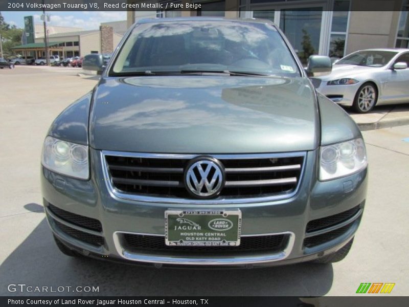 Reed Green Metallic / Pure Beige 2004 Volkswagen Touareg V8